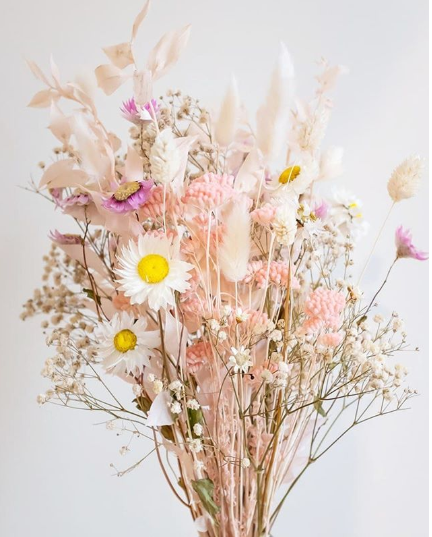 tendances déco : fleurs séchées